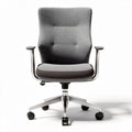 Ergonomische bureaustoel van stof met verstelbare hoogte en armleuning 80 x 60 x 100cm